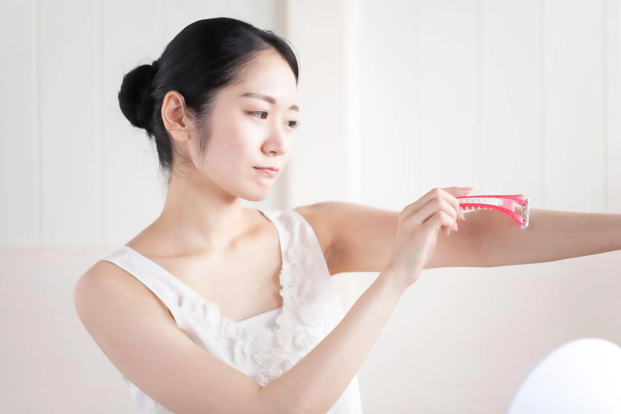 医療レーザー脱毛後の自己処理方法