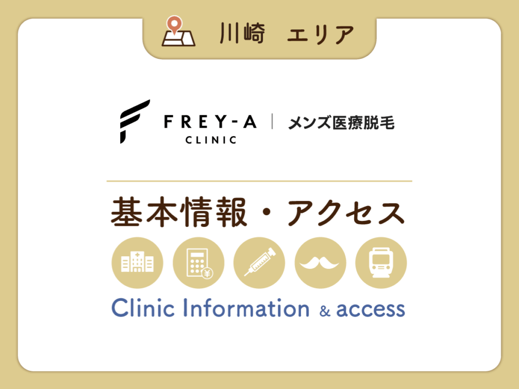 フレイアクリニックメンズ川崎院の基本情報とアクセス